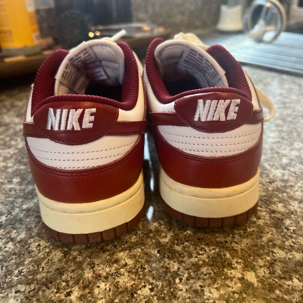 Nike Burgundy and White Athletic Shoes - Picture 4 of 4